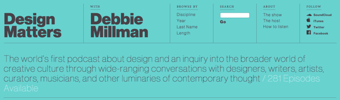 Questioni di design con Debbie Millman