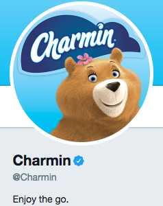 Funny Twitter bio from @Charmin