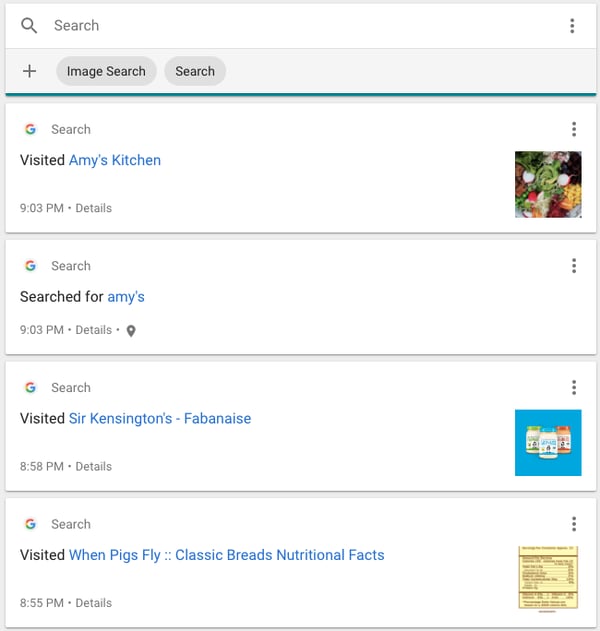 Google tracks every search query