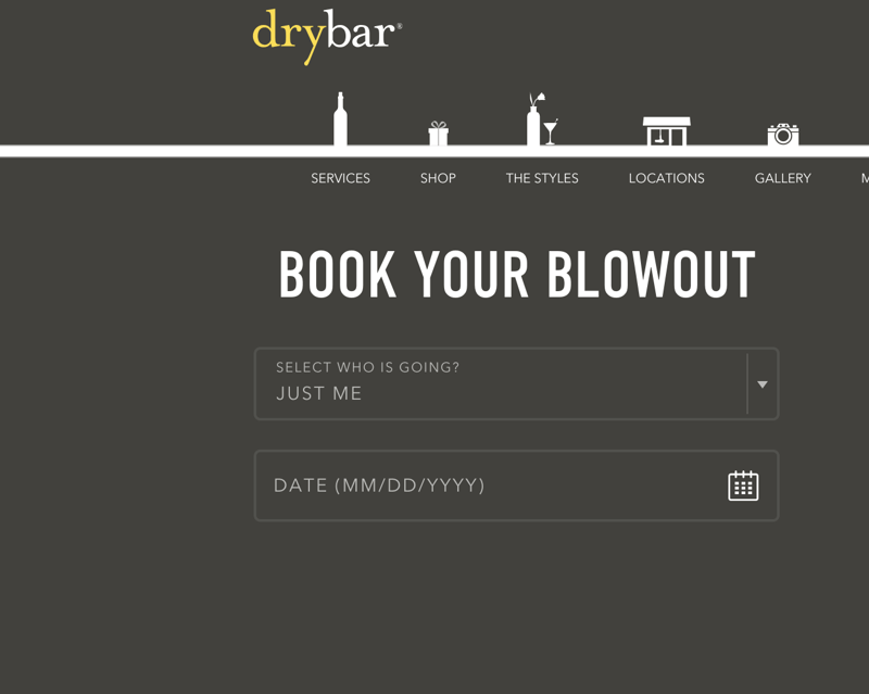 drybar-appointment-booking