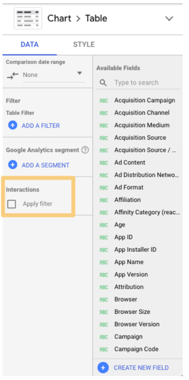google data studio: apply filter | Hevo Data