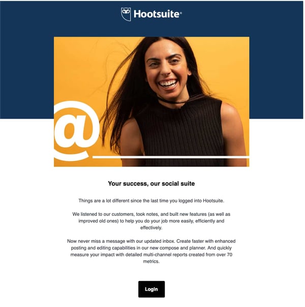 Hootsuite We Miss You Email