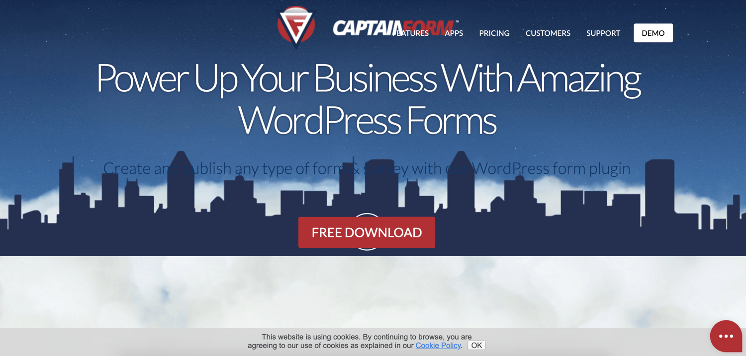 captain form wordpress contact form plugin