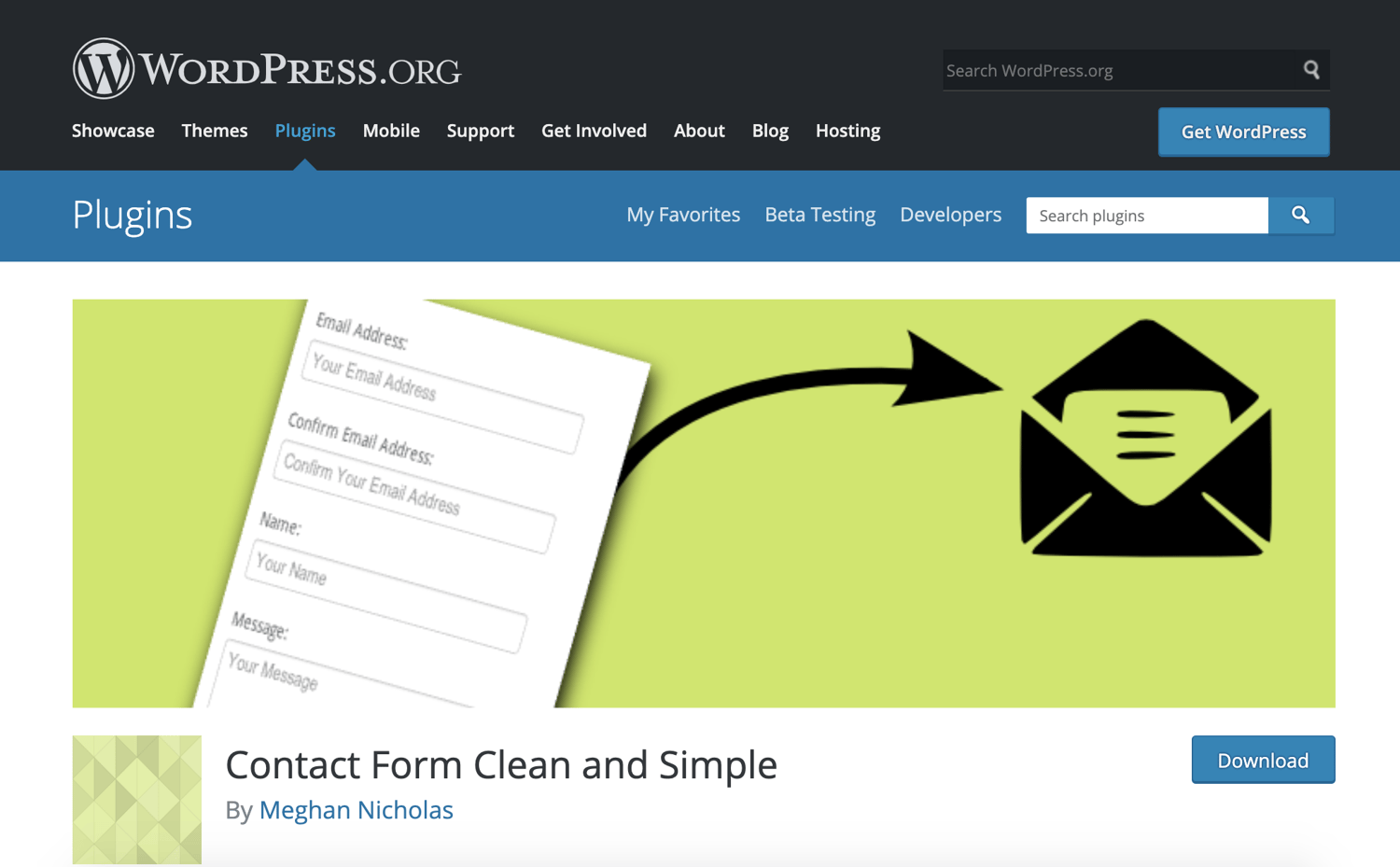 contact form clean and simple wordpress contact form plugin