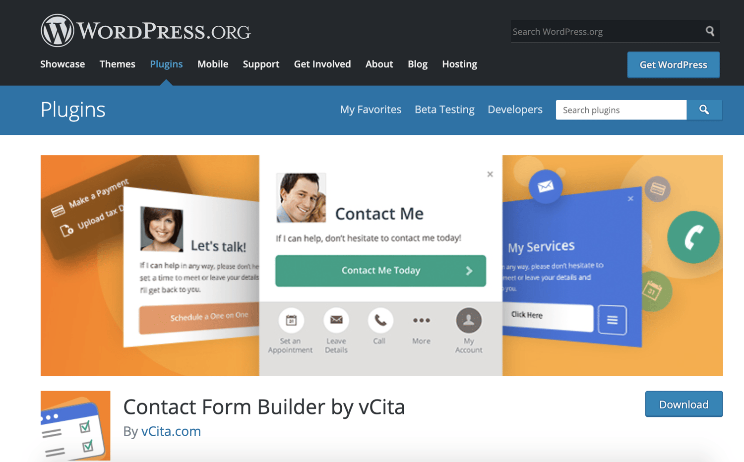 contact form builder plugin by vcita for wordpress