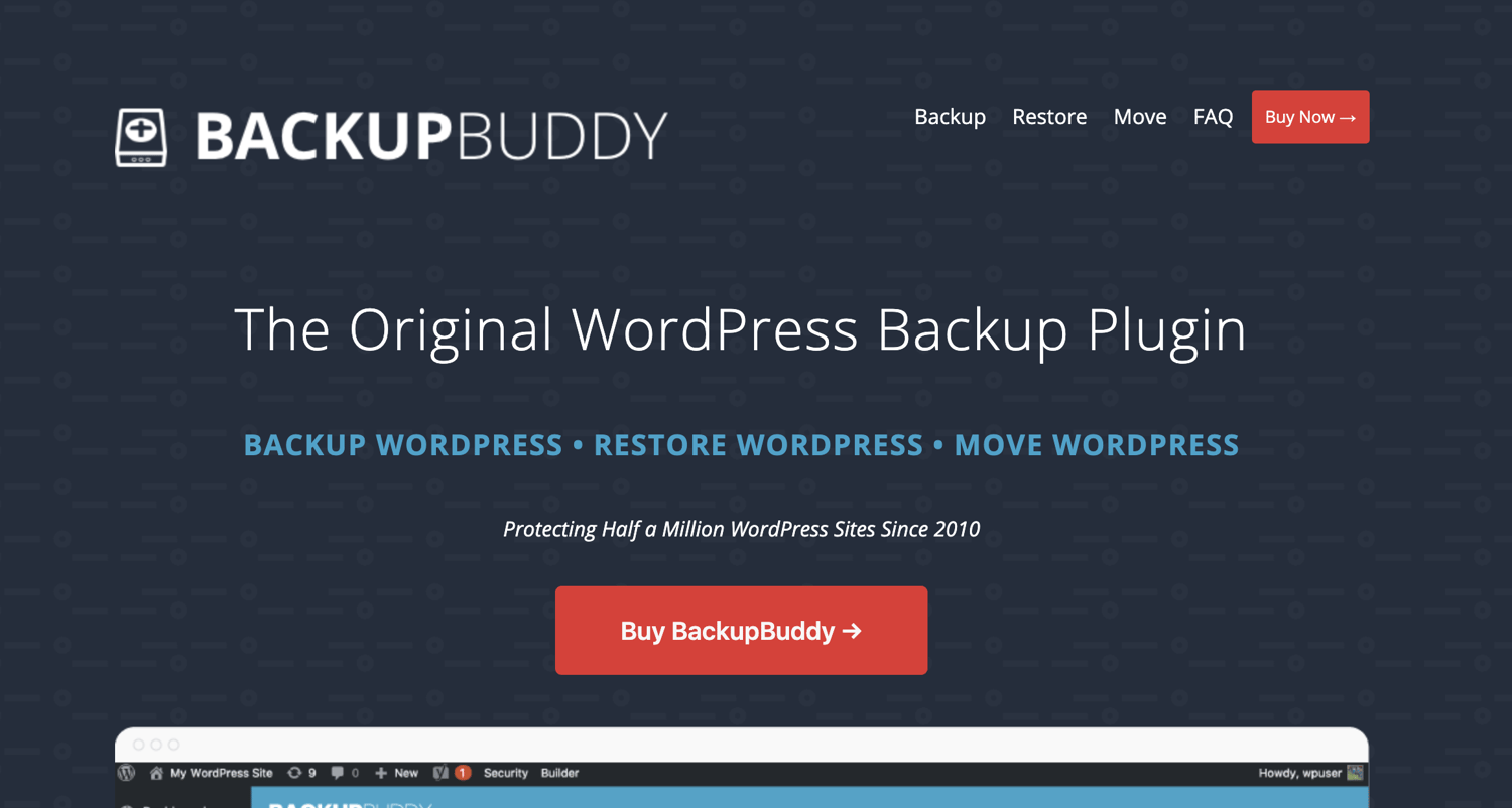backup buddy wordpress backup plugin