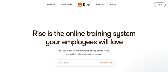 service rep training software rise
