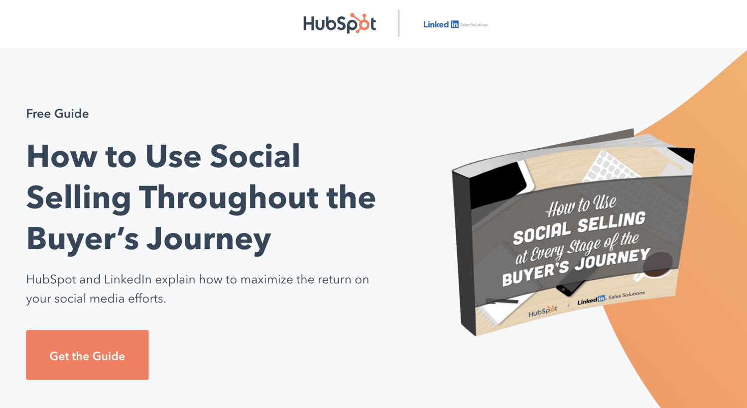 co-marketing example of an ebook by hubspot and linkedin