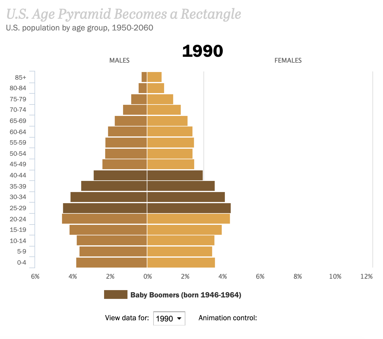 us age pyramid becomes a rectangle data visualization example