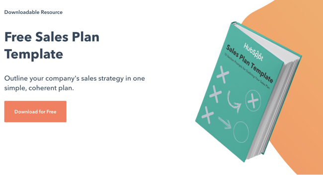 sales playbook template: sales plan