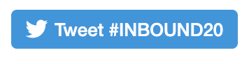 tweet #INBOUND20 button