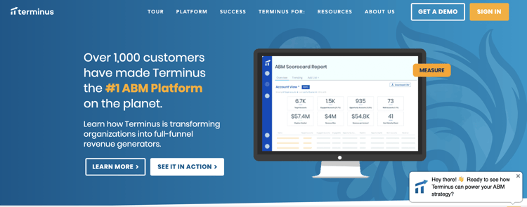 Piattaforma di account-based marketing di Terminus
