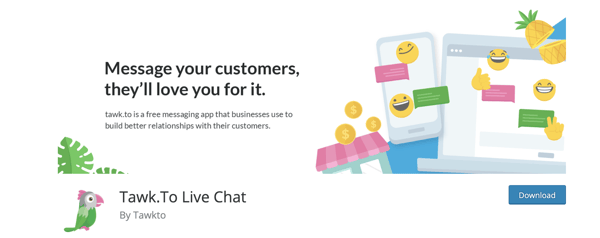 talk.to live chat plugin for wordpress