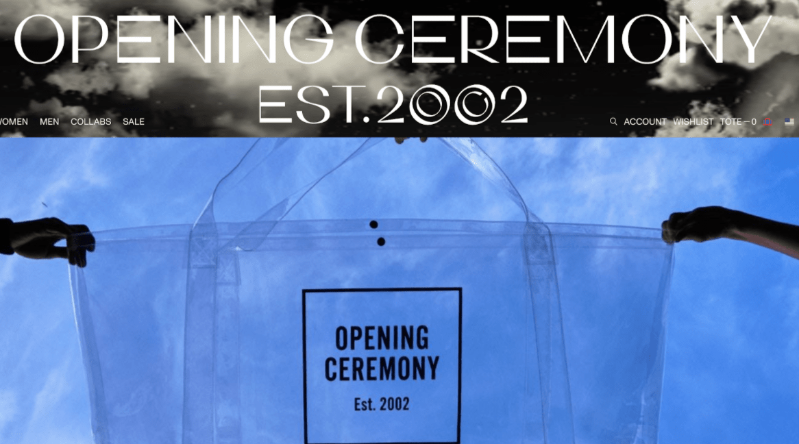 opening ceremony design with est. 2002