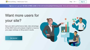 Bing Webmaster ferramentas gratuitas de seo