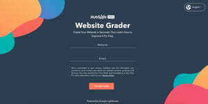 free seo tool hubspot website grader