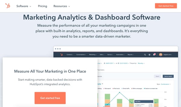 Business Intelligence & Data Reporting Tools example hubspot marketing analytics and dashboard software