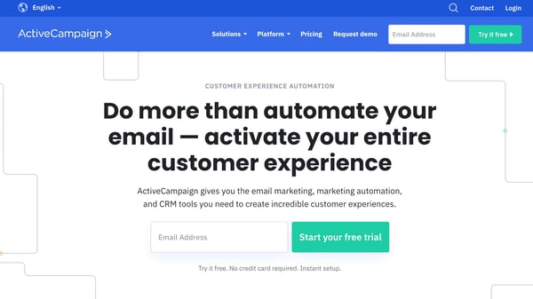 activecampaign example of marketing attribution software and tool