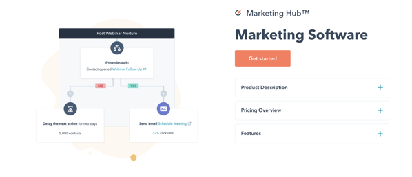 hubspot marketing hub marketing software example of customer retention system
