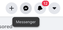 Facebook messenger button for beginners