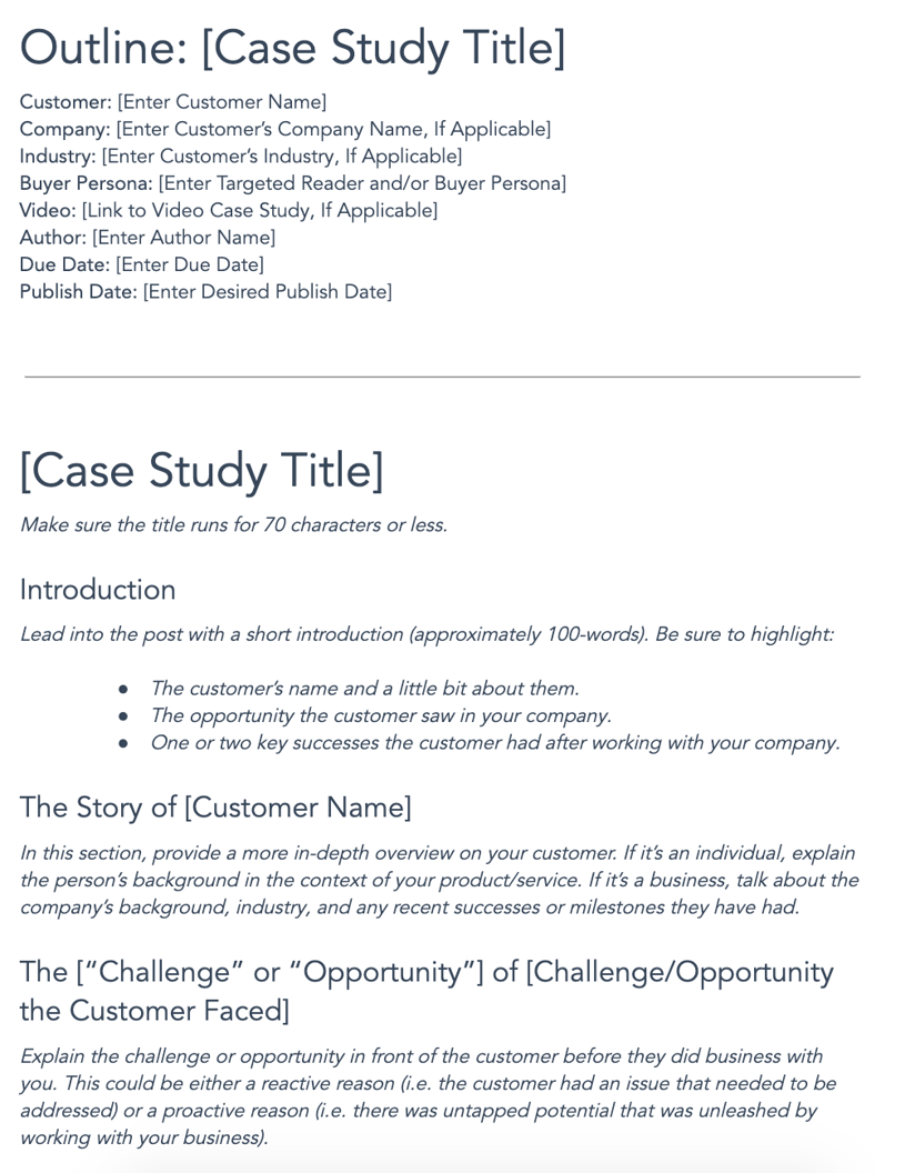 How to Turn a Case Study into a Customer Success Story