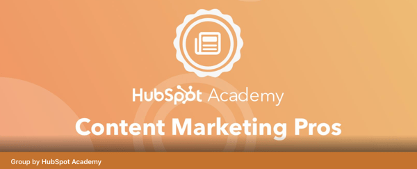 best facebook groups: hubspot academy content marketing pros