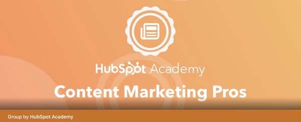 best facebook groups: hubspot academy content marketing pros