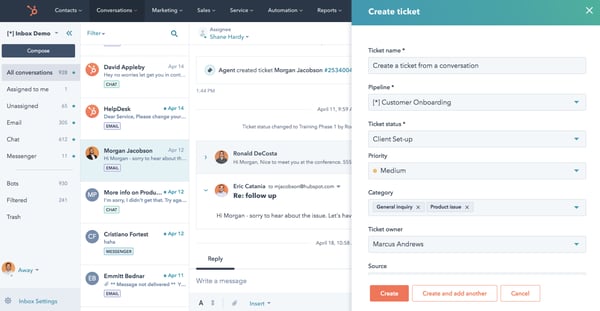 free issue tracking software: hubspot