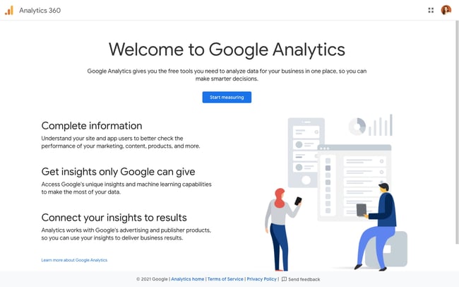 web optimization tool: Google Analytics