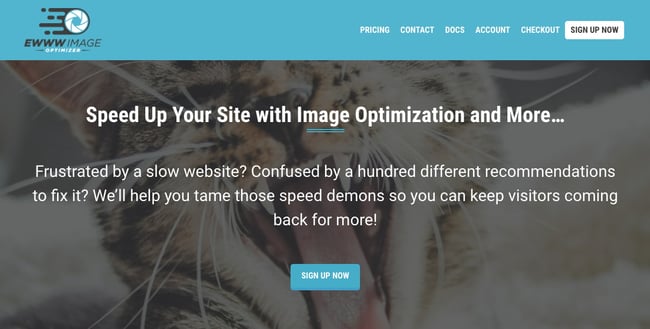 web optimization tool: EWWW Image Optimizer