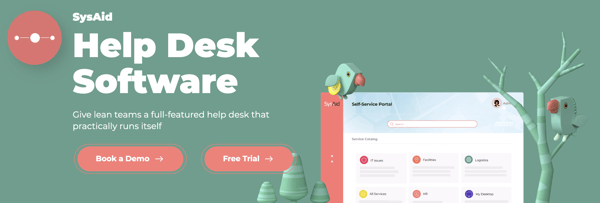 free help desk software: sysaid