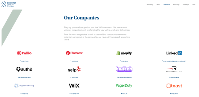 Top Venture Capital Firms: Bessemer