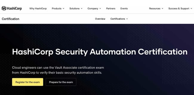 best devops certifications, HashiCorp Vault Associate Certification