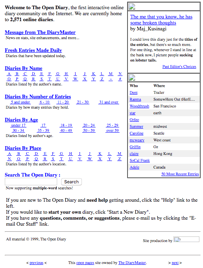 Diario abierto circa 1999