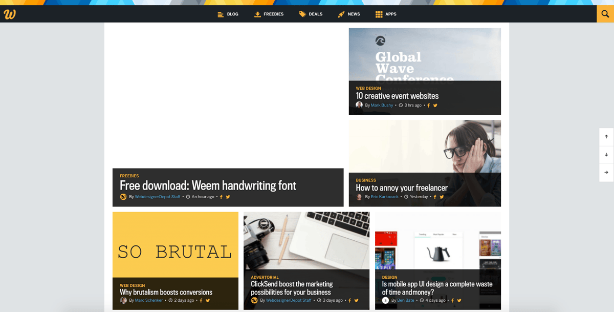 17 of the Best Examples of Beautiful Blog Design