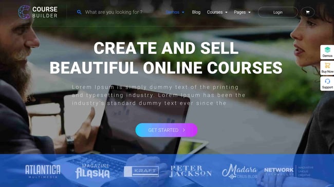 CORPTRAIN best wordpress online course themes for online courses 