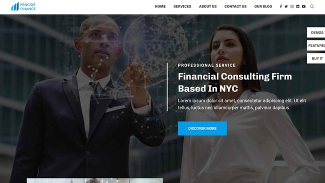 best business consulting wordpress themes 2023 