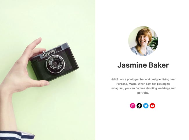 jasmine baker best resume website templates 