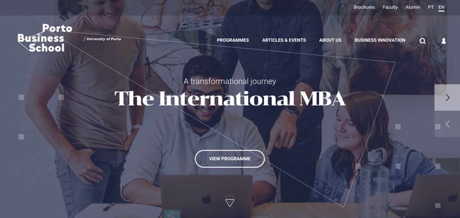 porto business school best school websites 