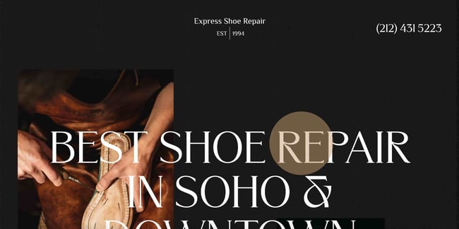 black websites express shoe repair 