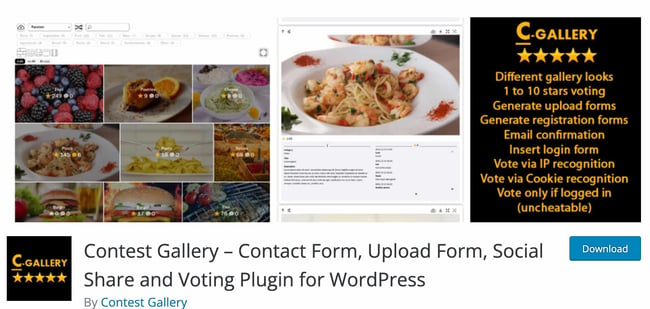 contest plugin wordpress contest gallery homepage on wordpress directory 