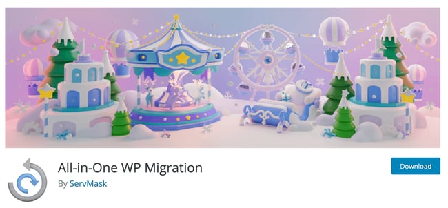 WORDPRESS MIGRATION PLUGIN OPTION ALL IN ONE WP MIGRATION HOMEPAGE FOR PLUGIN 