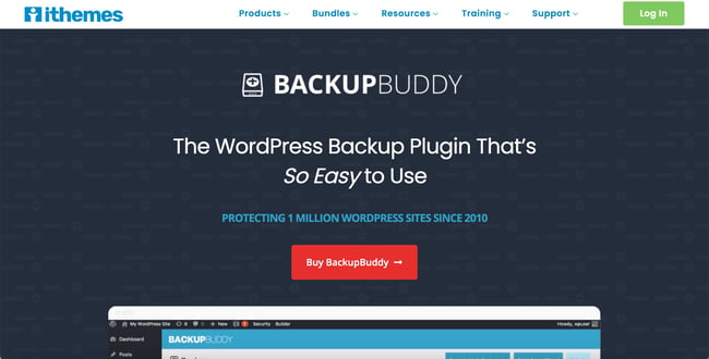 wordpress migration plugin options backup buddy homepage 