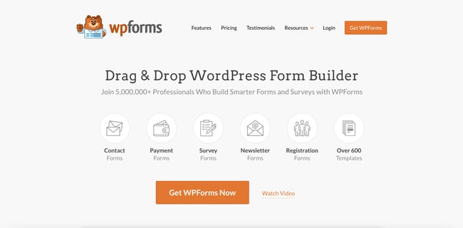 stripe plugin wordpress wpforms homepage 