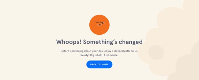 404 correction pages headspace 