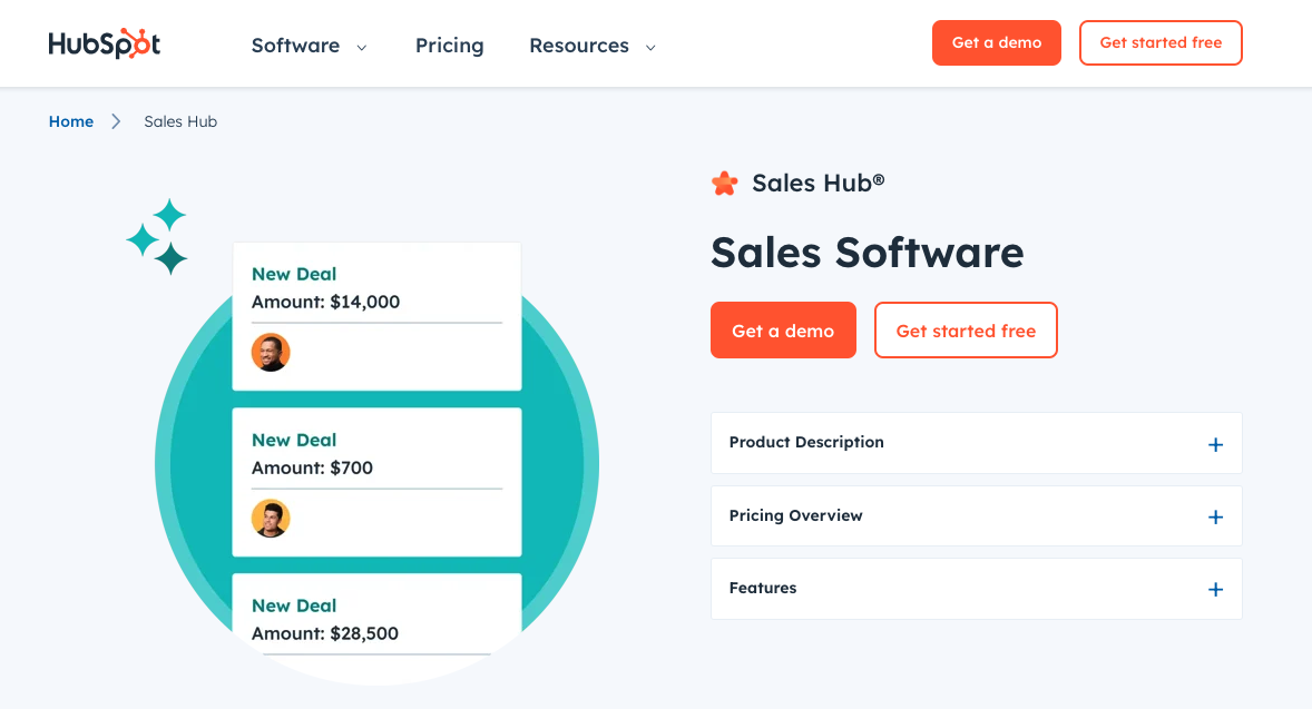 hubspot sales hub