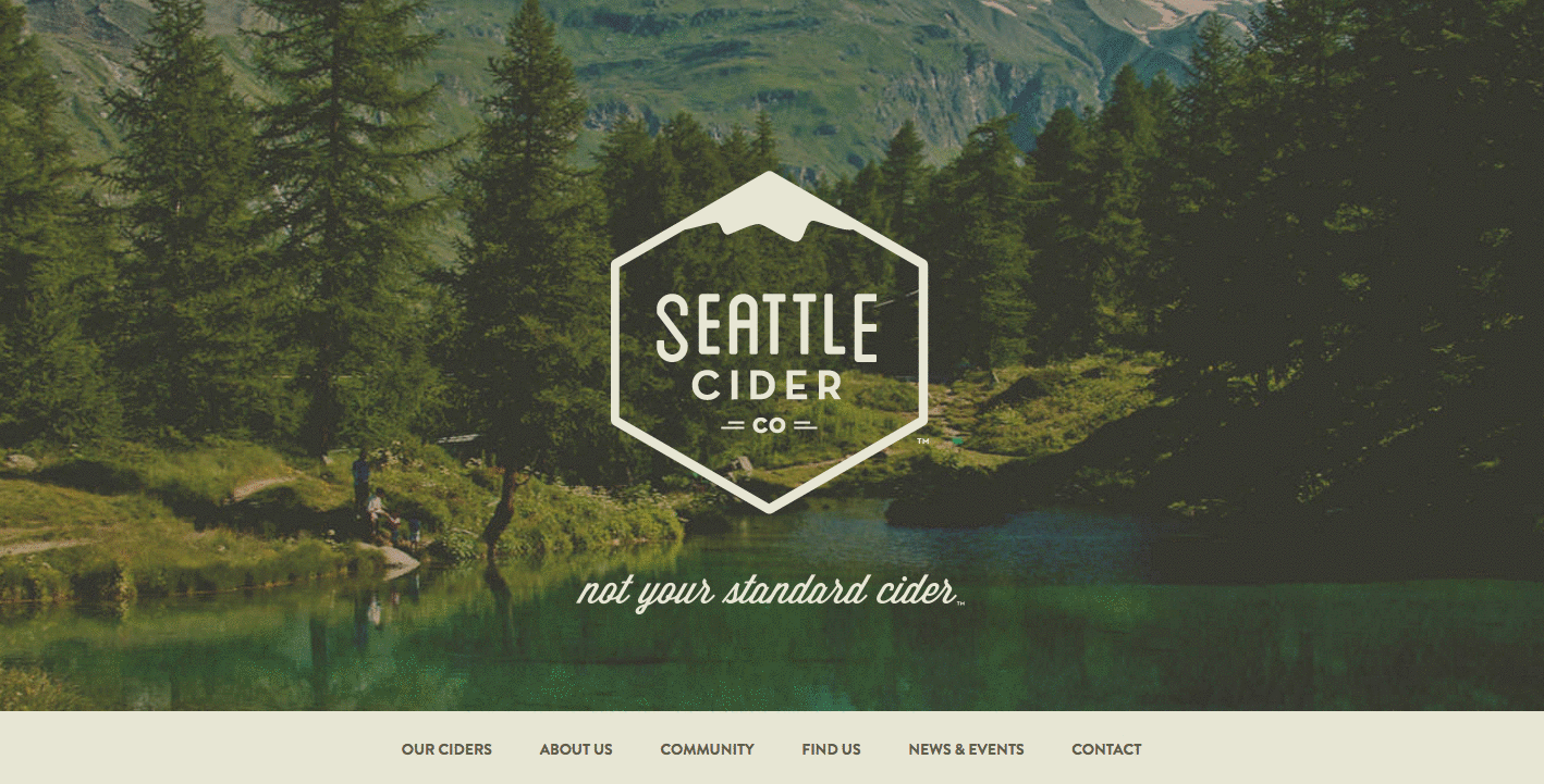 Seattle Cider product page
