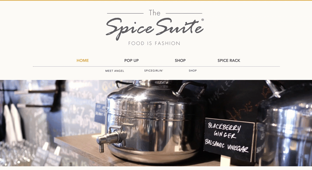 Spice Suits online store is run on Wix