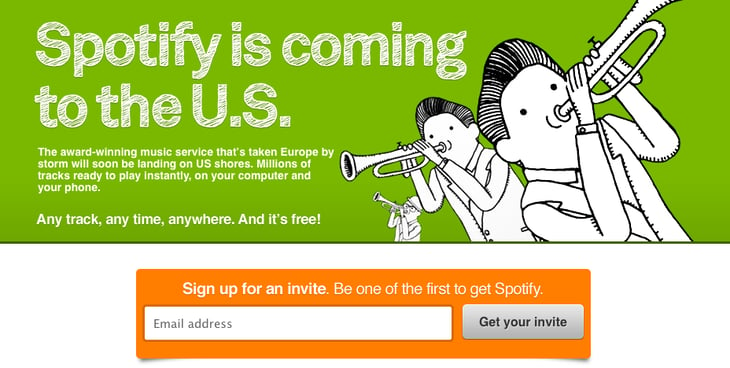 Spotify invite