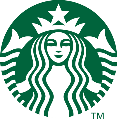 Brand logo examples: starbucks